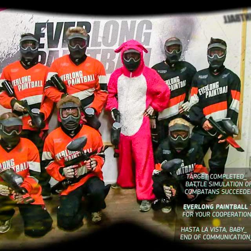 Paintball - mega Action mit Komplettausrüstung und Kostümen