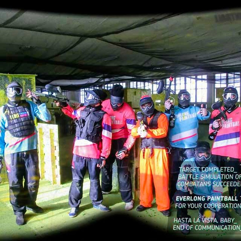Kids beim Softpaintball