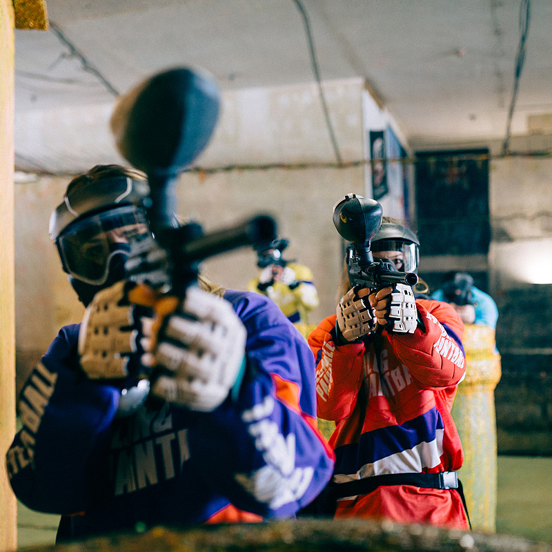 Paintballspaß auf 1000 Quadratmetern