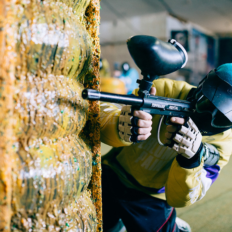 Paintballspaß auf 1000 Quadratmetern