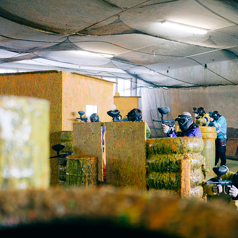 Paintballspaß auf 1000 Quadratmetern