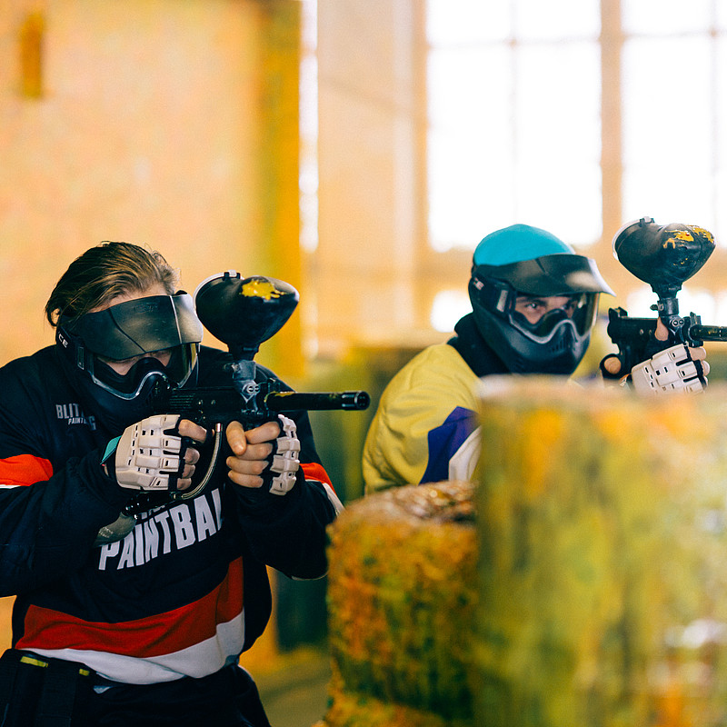 Paintballspaß auf 1000 Quadratmetern