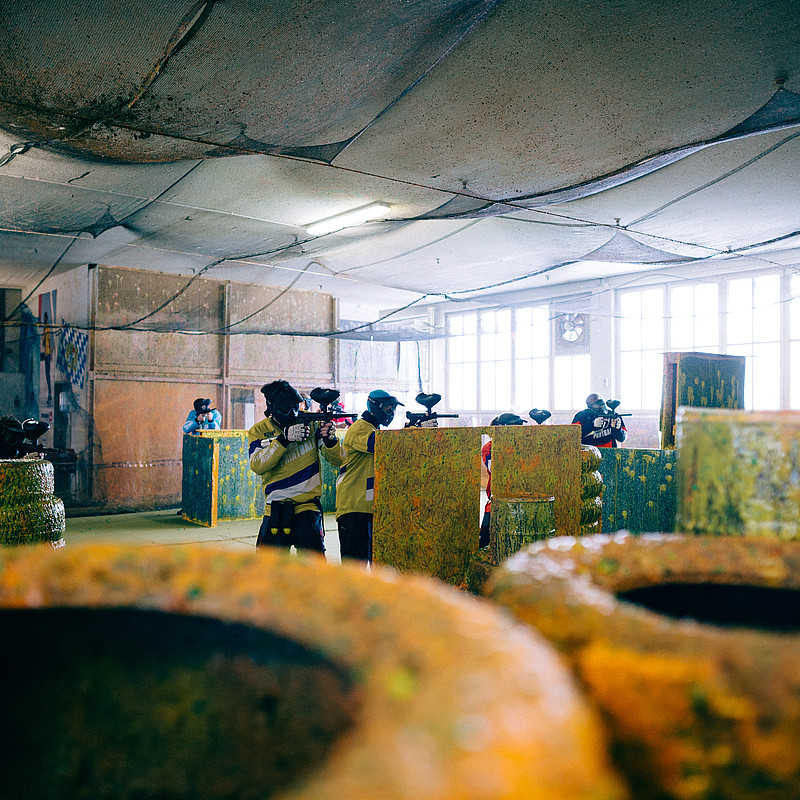 Paintballspaß auf 1000 Quadratmetern