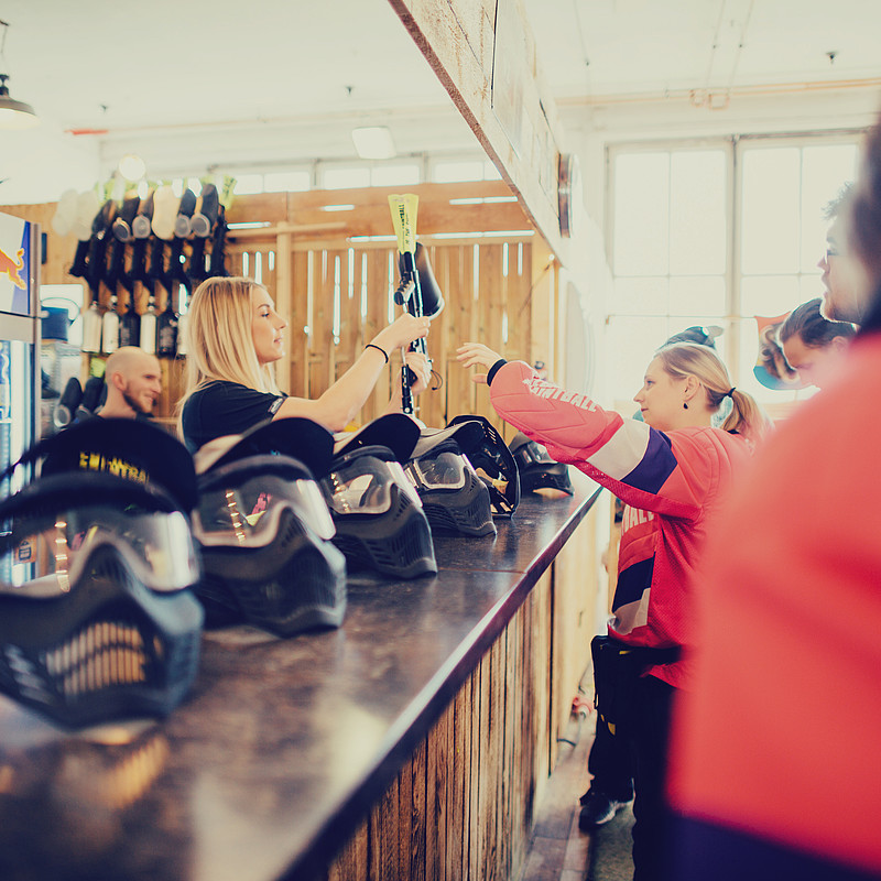 Paintballspaß auf 1000 Quadratmetern