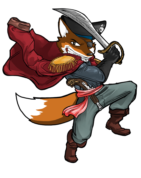 Black Fox Outdoor Escape Games Fuchs Käptn Schwarzfuchs für Escape Games